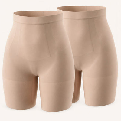 360Sculpt™- Sculpting Shorts- Double pack- Beige