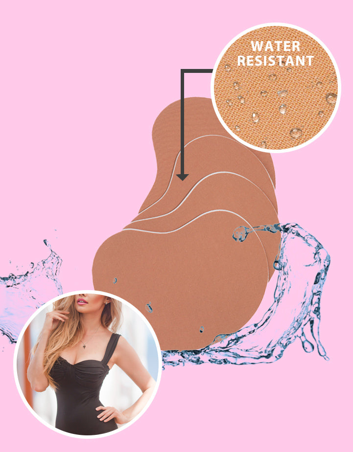 5 x Sweetheart Strapless Boob Tape-BEIGE-A-F Cups