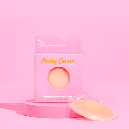 Perky Pear® Reusable Silicone Pasties Covers (BEIGE)