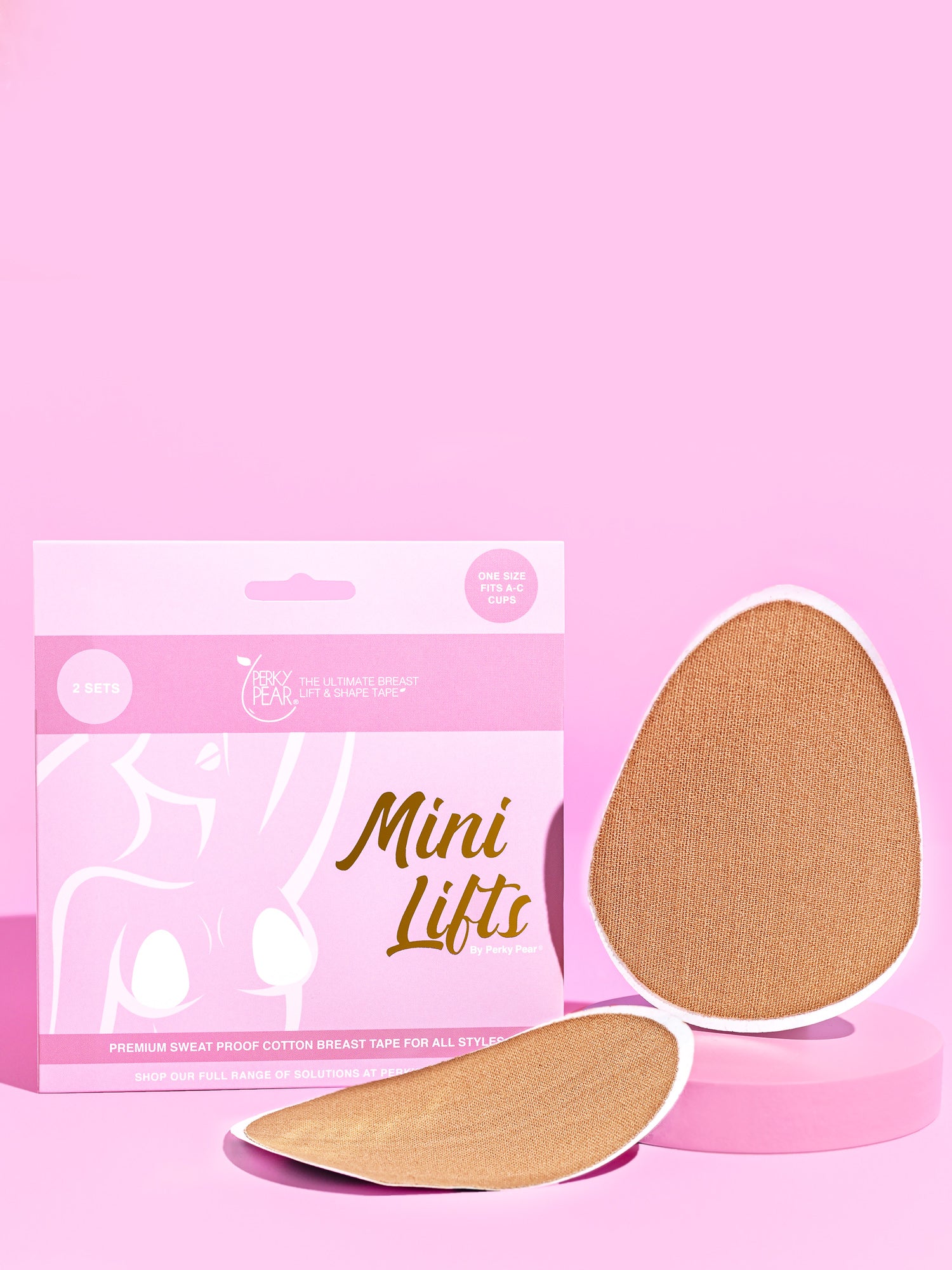 Mini Lifts Adhesive Boob Tape BEIGE-A-D Cups