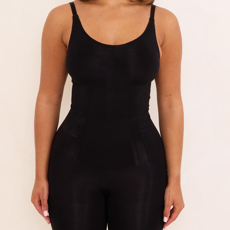 360Sculpt™ Bust Support Body Suit-BLACK