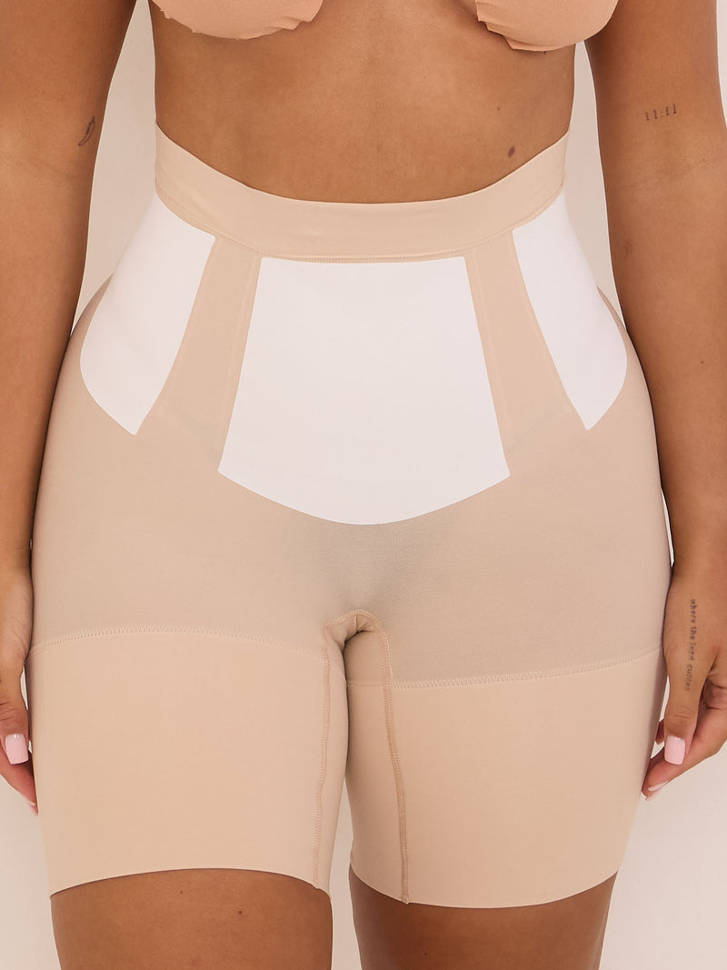 360Sculpt™- Sculpting Shorts- BEIGE