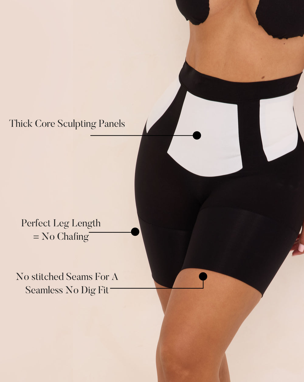360Sculpt™-Sculpting Shorts- BLACK