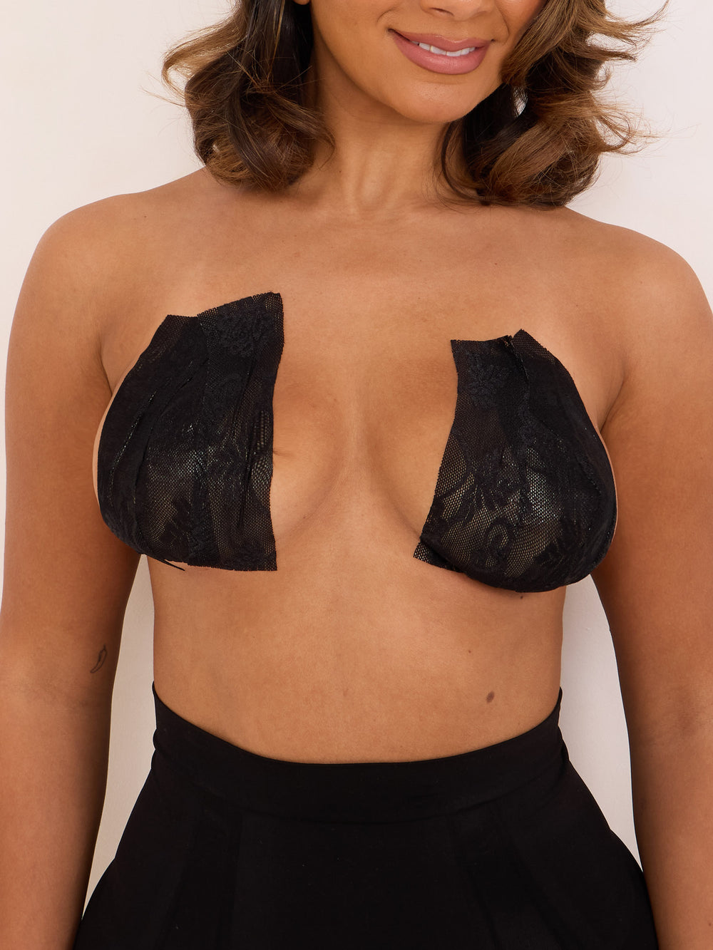 DIY Breast Lift Tape Roll- Black Lace- A-DD Cups