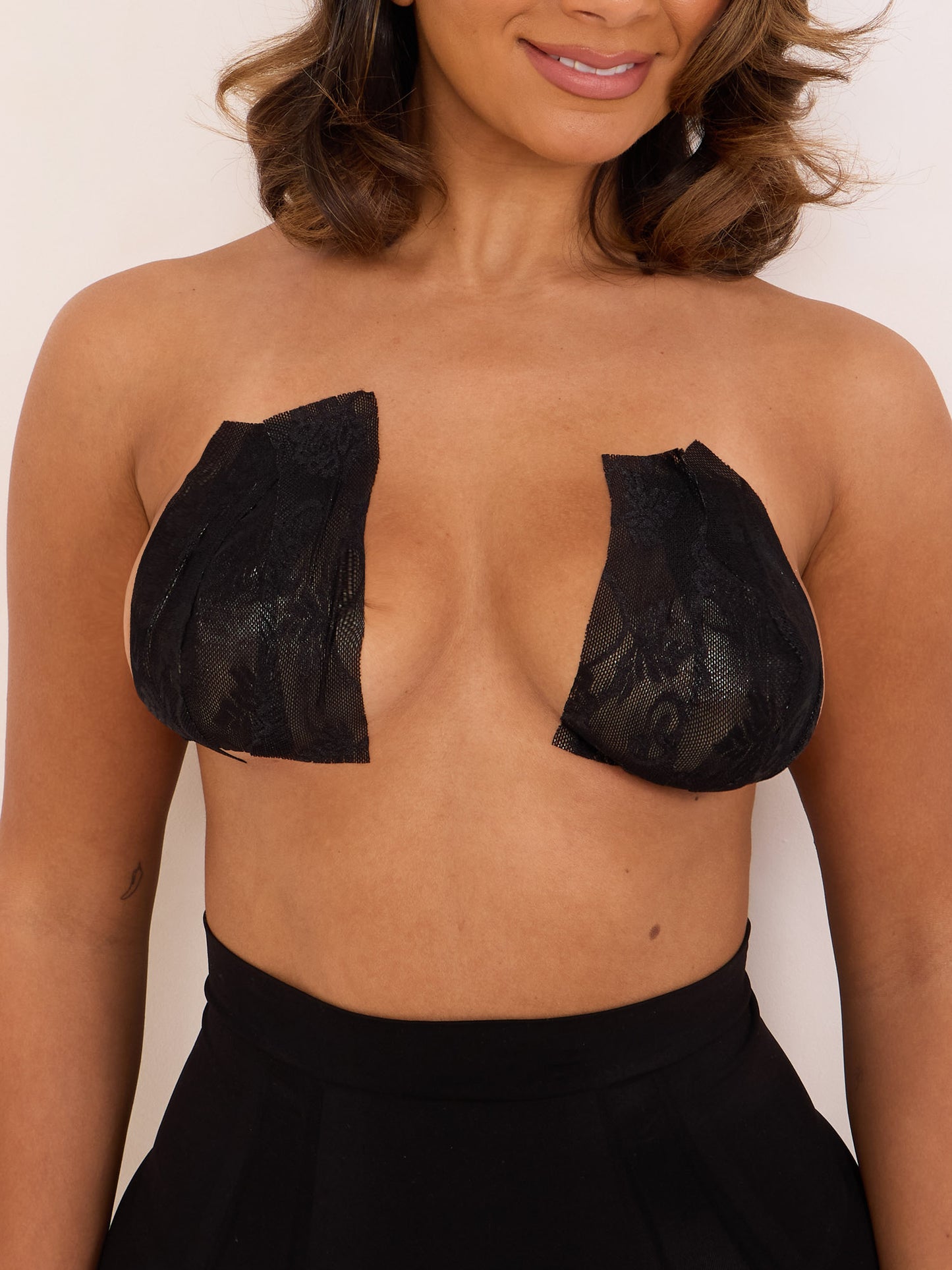 DIY Breast Lift Tape Roll- Black Lace- A-DD Cups