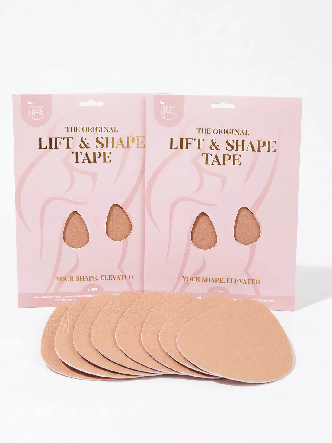 Original Lift &amp; Shape Tape-Double Pack Savings Bundle-BEIGE (4 PAIRS)