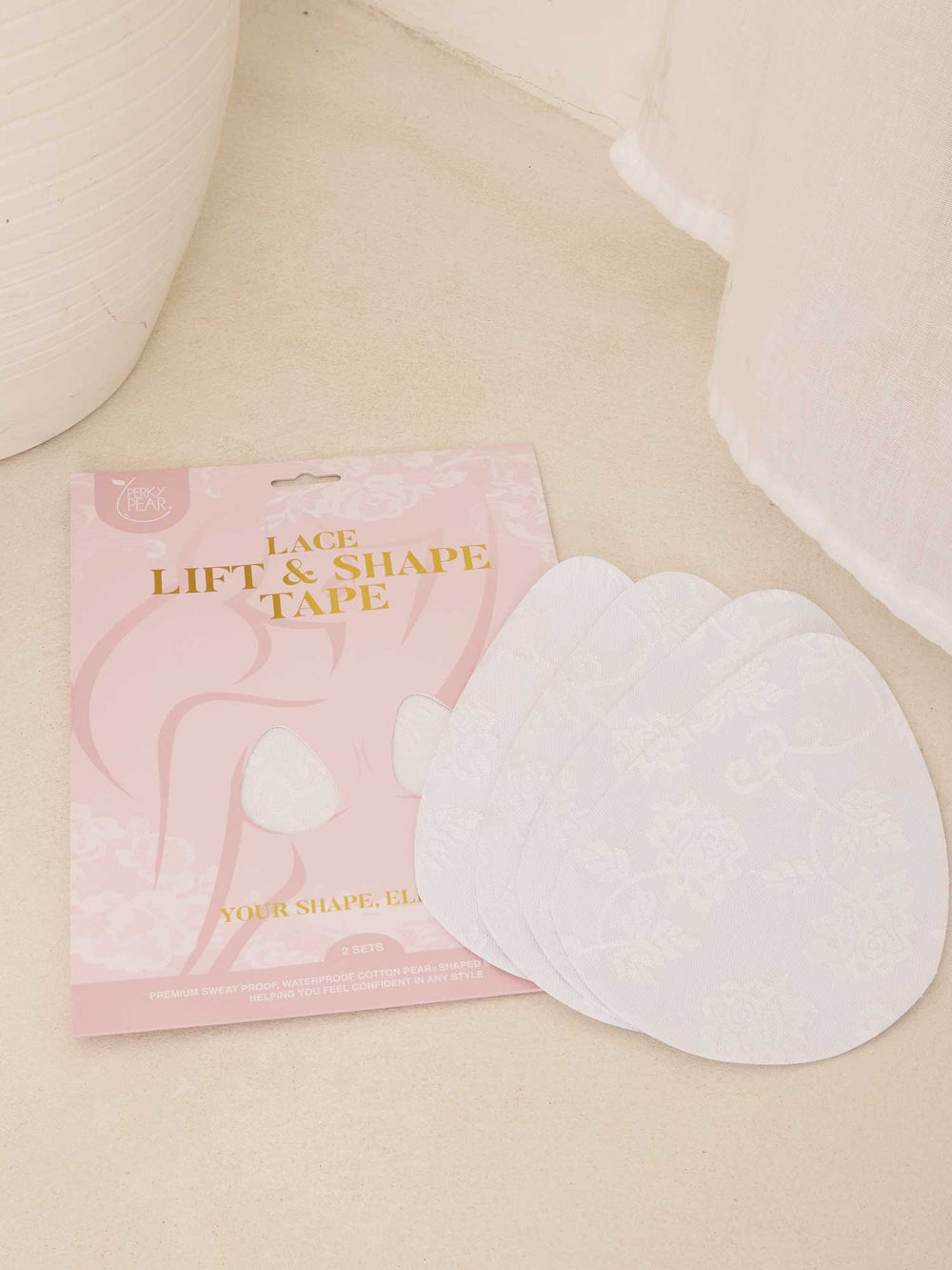 NEW-Original Lift & Shape Boob Tape-White Lace-A-E Cups