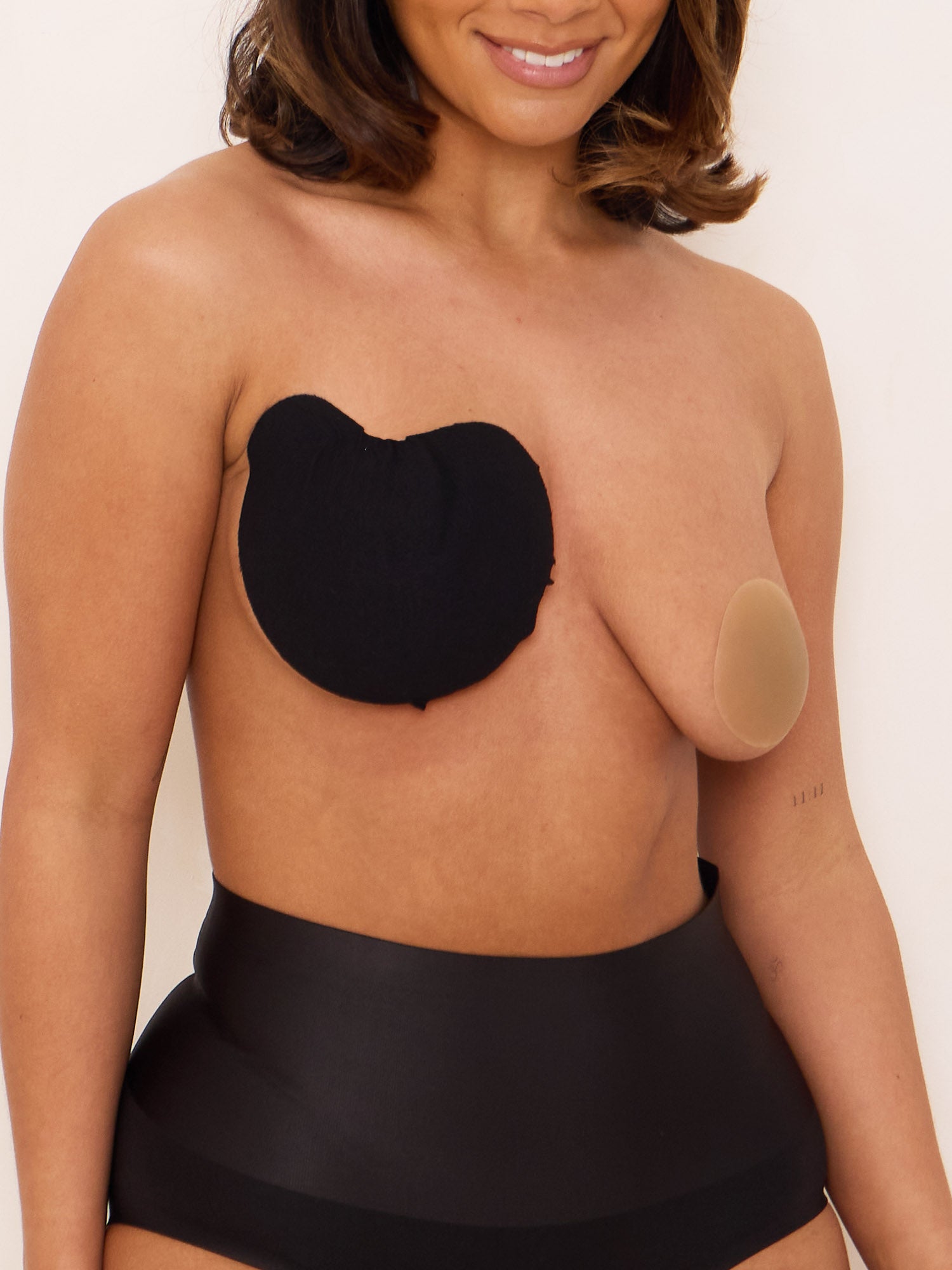 Sweetheart Strapless Boob Tape-Double Pack Bundle-BEIGE &amp; BLACK
