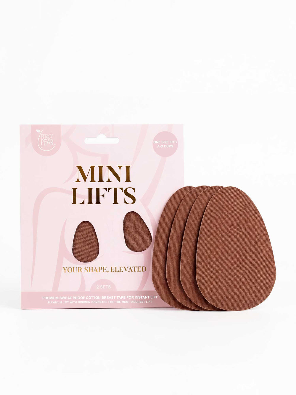 Mini Lifts Boob Tape- BROWN-A-D Cups