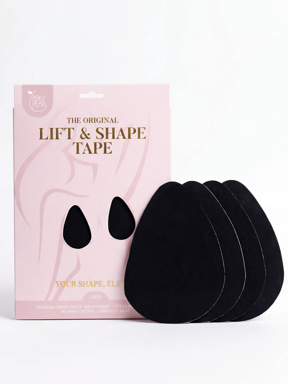 Original Lift & Shape Boob Tape BLACK-A-H cups