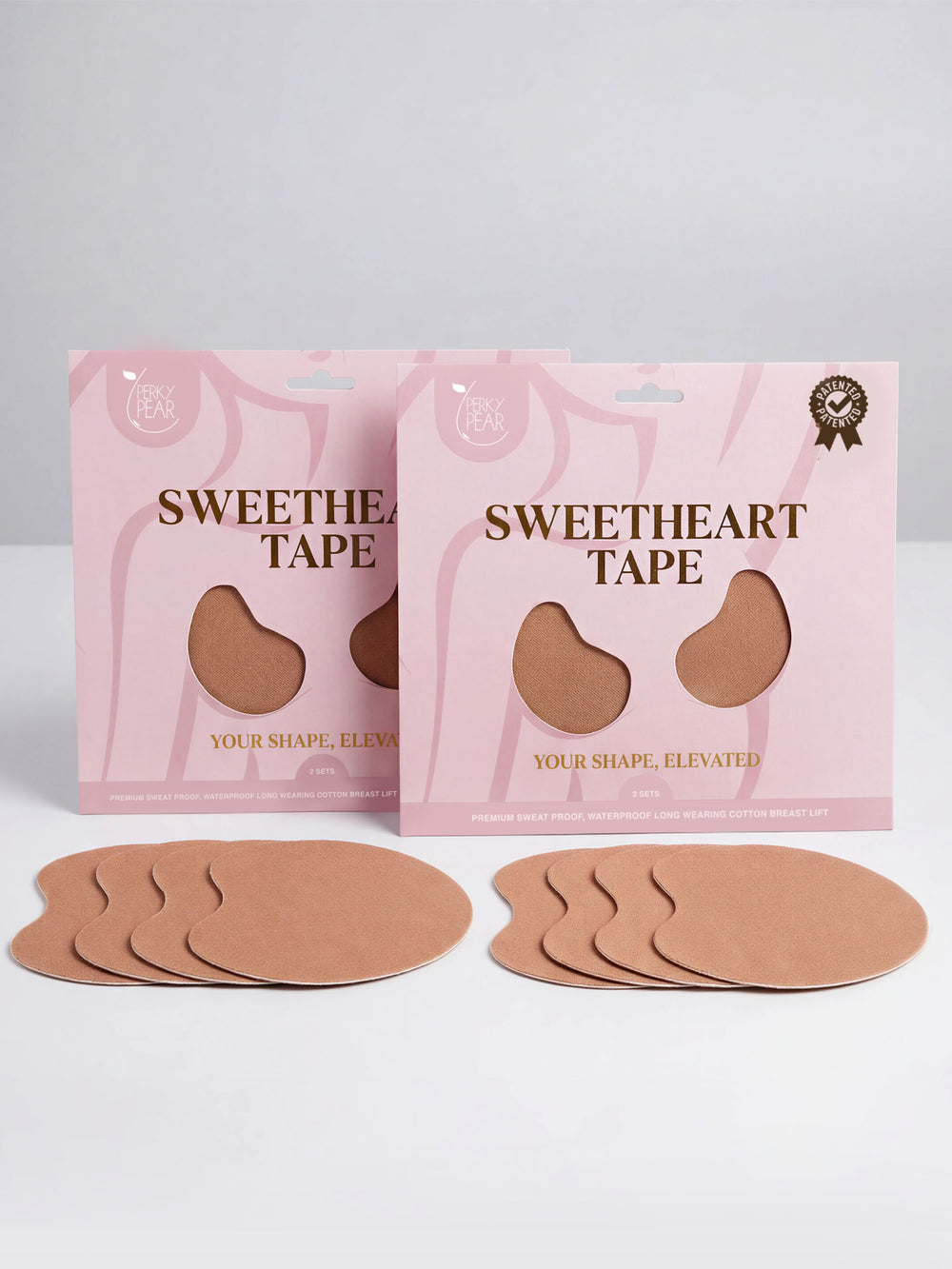 Sweetheart Strapless Boob Tape-Double Pack Savings Bundle-BEIGE