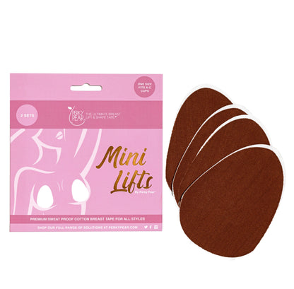 Mini Lifts- Adhesive Tape By Perky Pear® BROWN