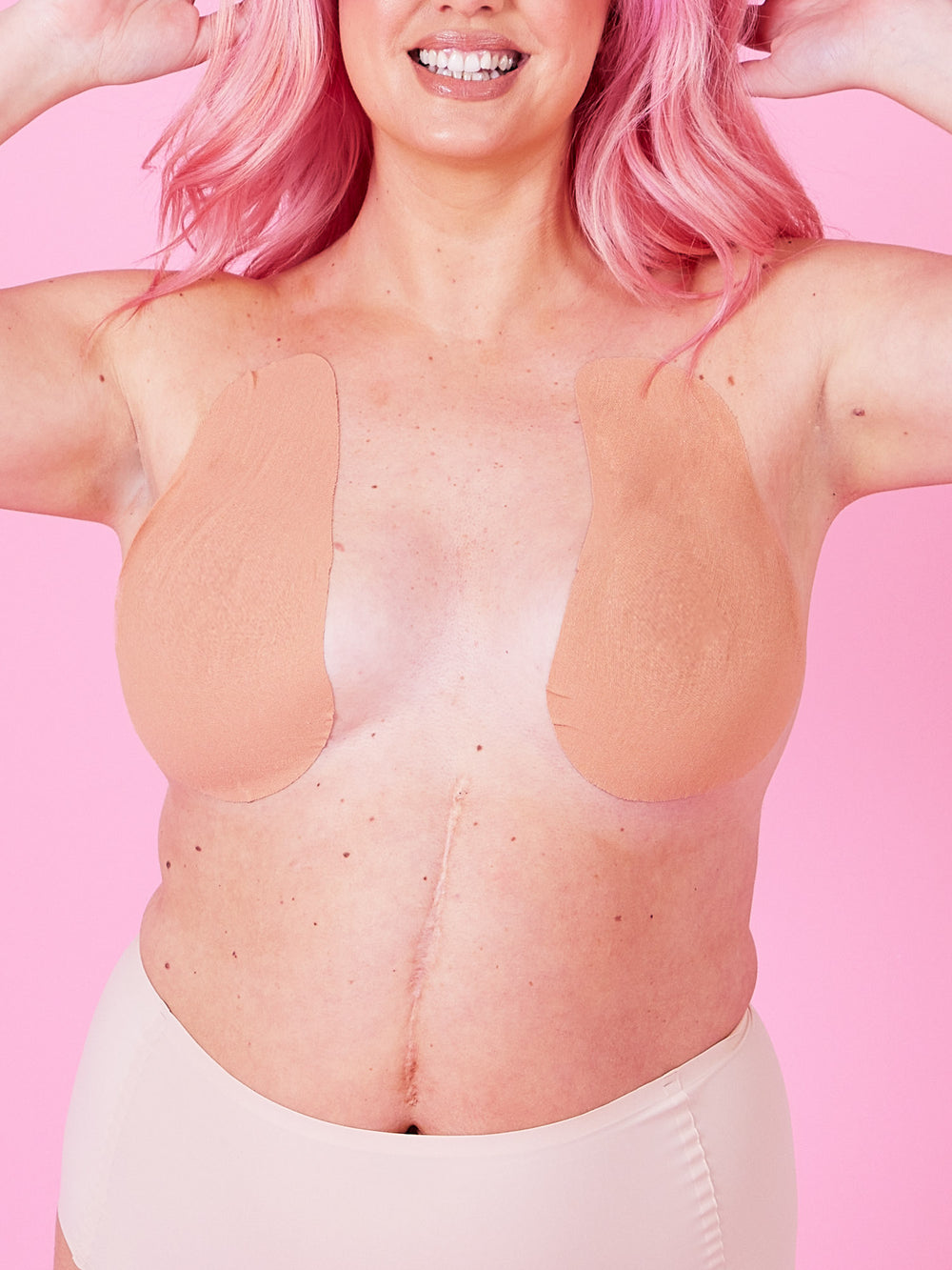5 x Original Lift & Shape Boob Tape By Perky Pear® BEIGE (Size C-D)